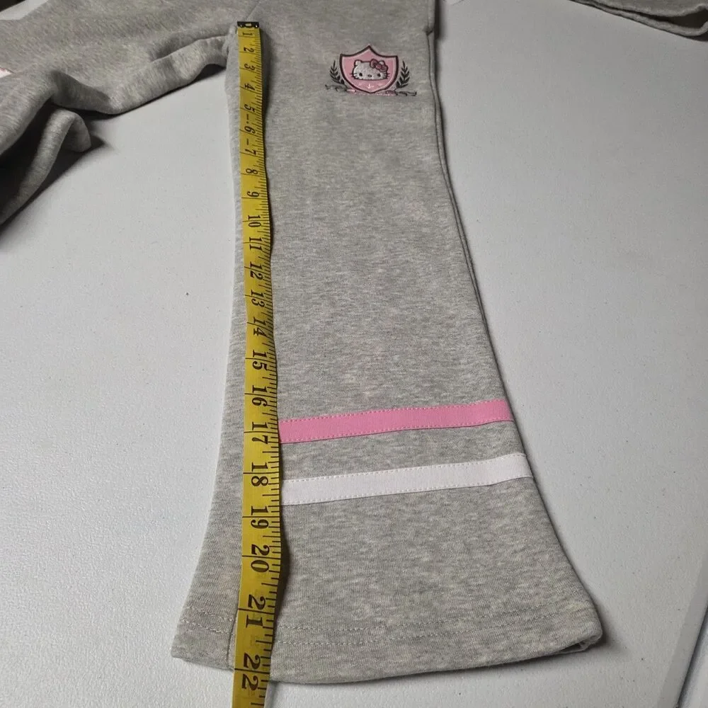 Sanrio Hello Kitty Forever 21 Kids Jogging Set Grey Size 5/6 Hoodie Joggers